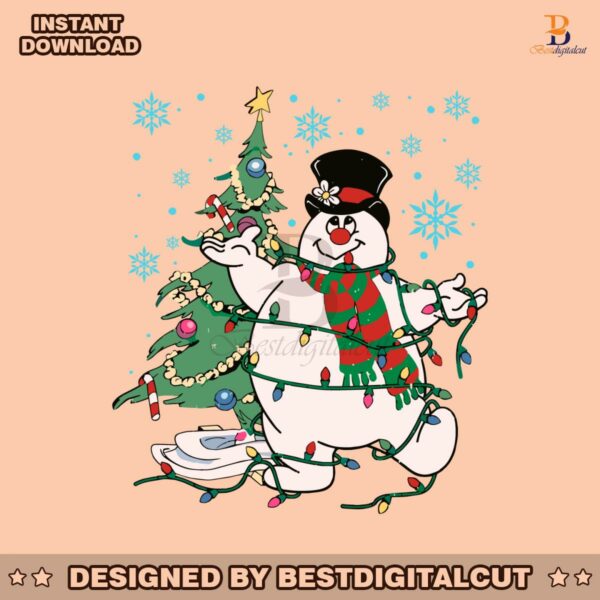 retro-the-snowman-christmas-tree-svg