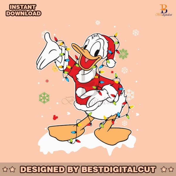 disney-donald-duck-christmas-lights-svg