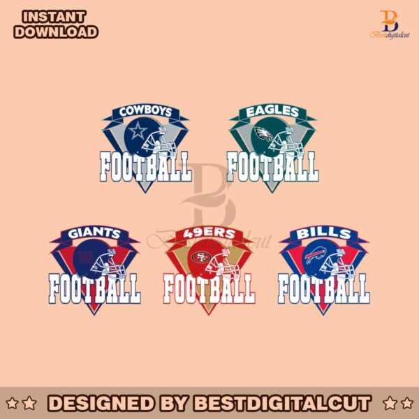 football-helmet-nfl-logo-svg-bundle