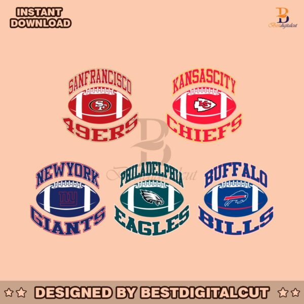 new-york-giants-chiefs-49ers-eagles-and-bills-svg-bundle