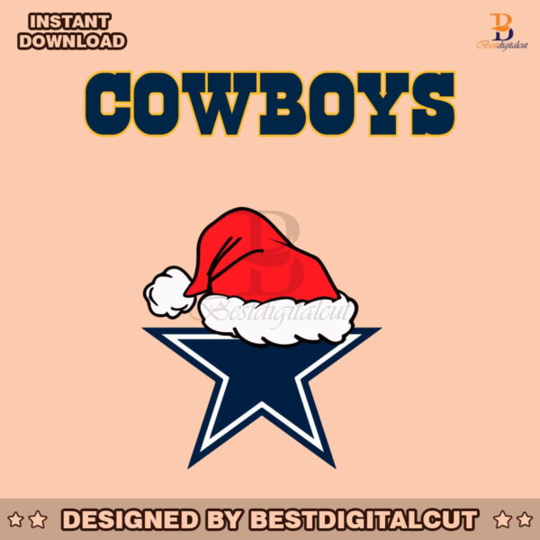 dallas-cowboys-nfl-christmas-logo-svg