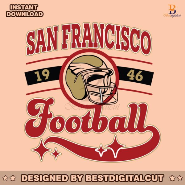 san-francisco-football-1946-helmet-svg