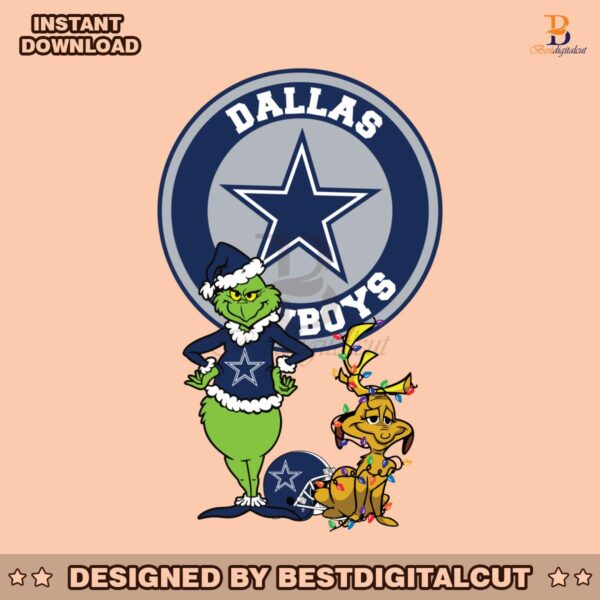 grinch-and-max-dallas-cowboys-svg-digital-download