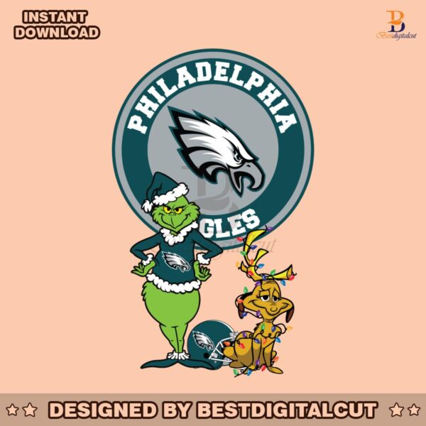 grinch-and-max-philadelphia-eagles-svg-digital-download