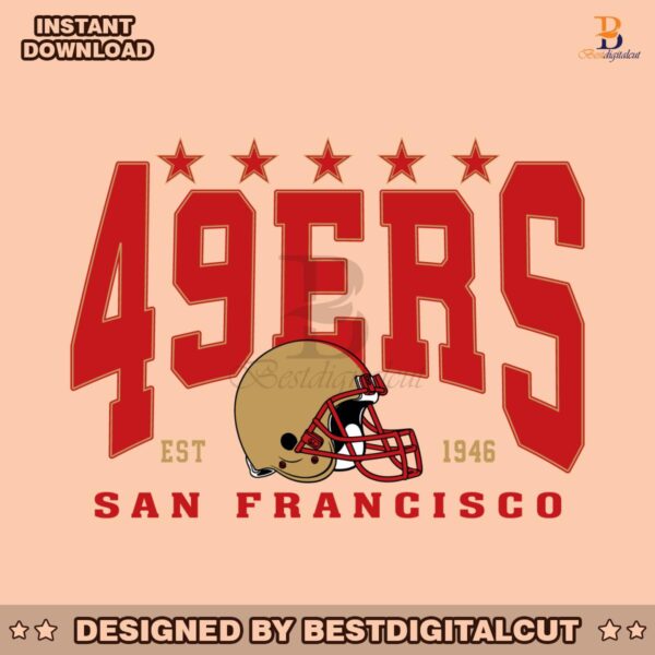 san-francisco-49ers-1946-helmet-stars-svg-digital-download