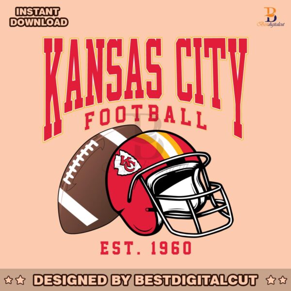 kansas-city-chiefs-football-helmet-svg-digital-download