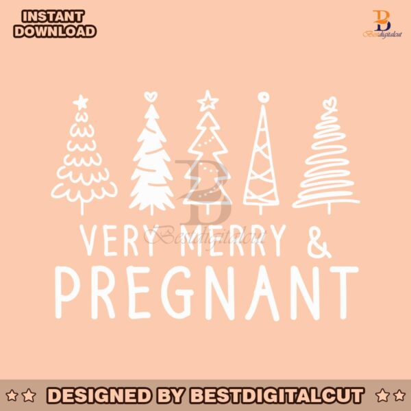 very-merry-and-pregnant-christmas-tree-svg