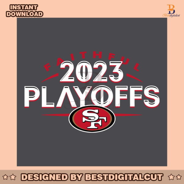 san-francisco-49ers-faithful-2023-playoffs-svg