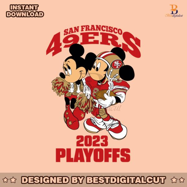 mickey-minnie-49ers-2023-playoffs-svg