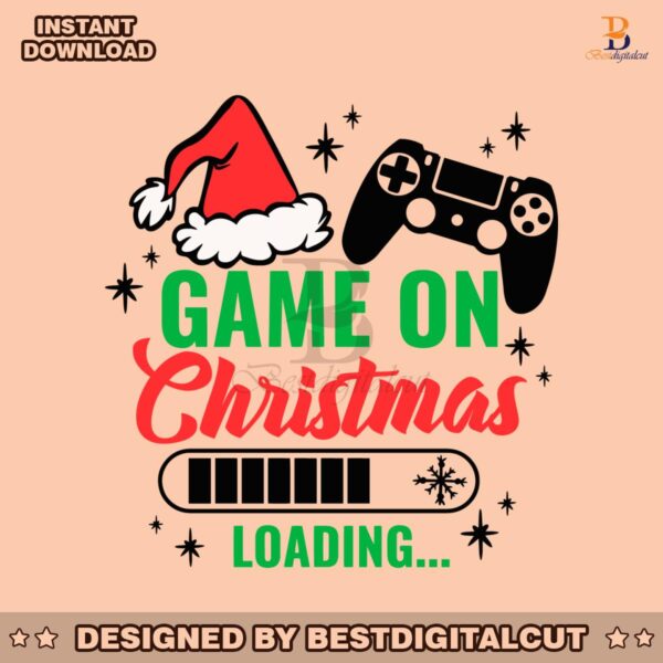 game-on-christmas-loading-svg