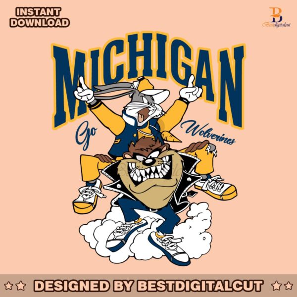 funny-looney-tunes-michigan-go-wolverines-svg