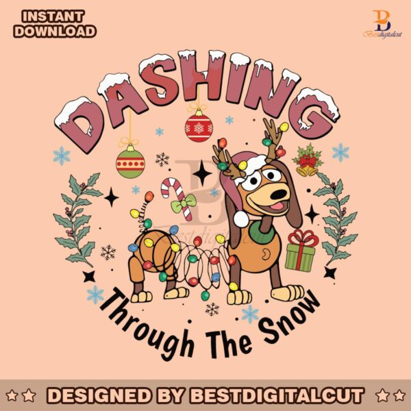 dashing-through-the-snow-slinky-dog-svg