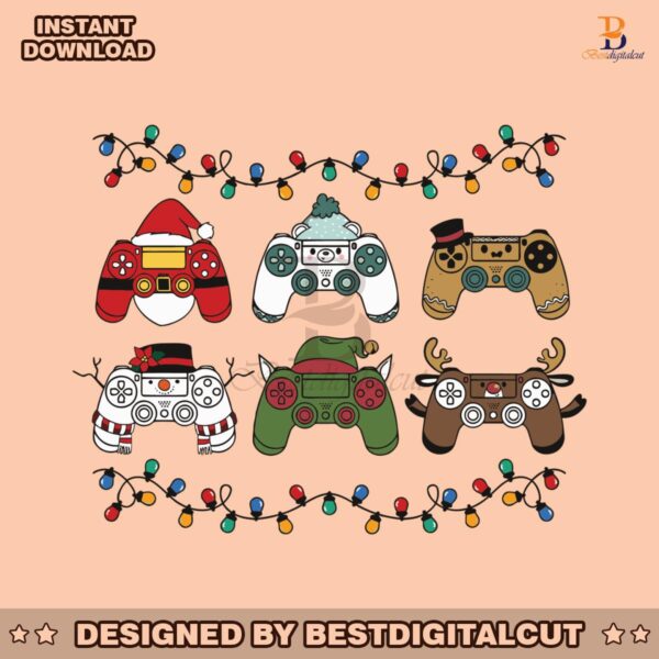 game-controller-christmas-playstations-svg