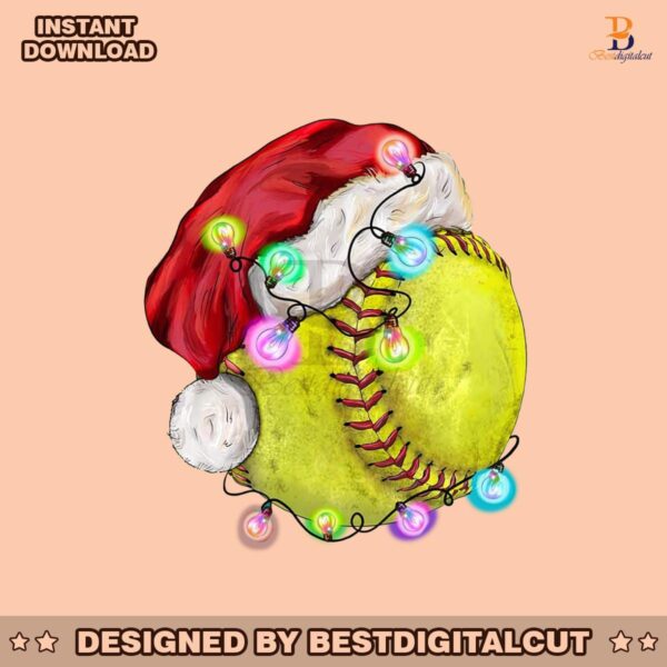 christmas-softball-team-santa-hat-png