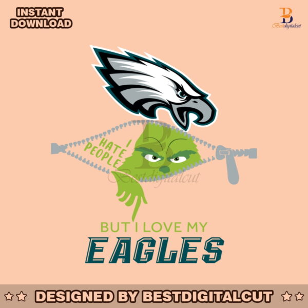 grinch-i-hate-people-but-i-love-my-eagles-svg