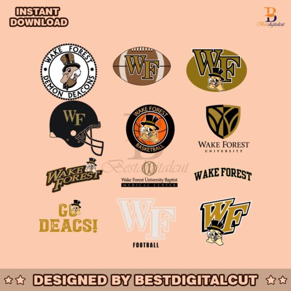 wake-forest-university-logo-svg-bundle