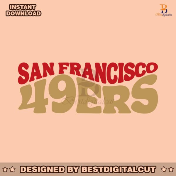 san-francisco-49ers-football-team-svg-digital-download