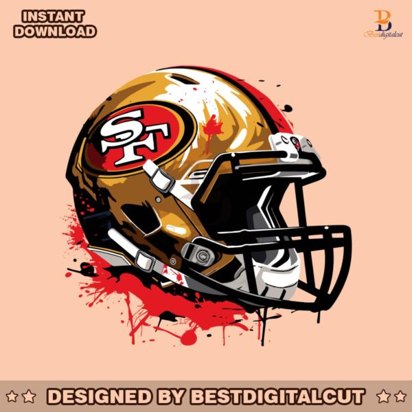 vintage-san-francisco-49ers-helmet-svg