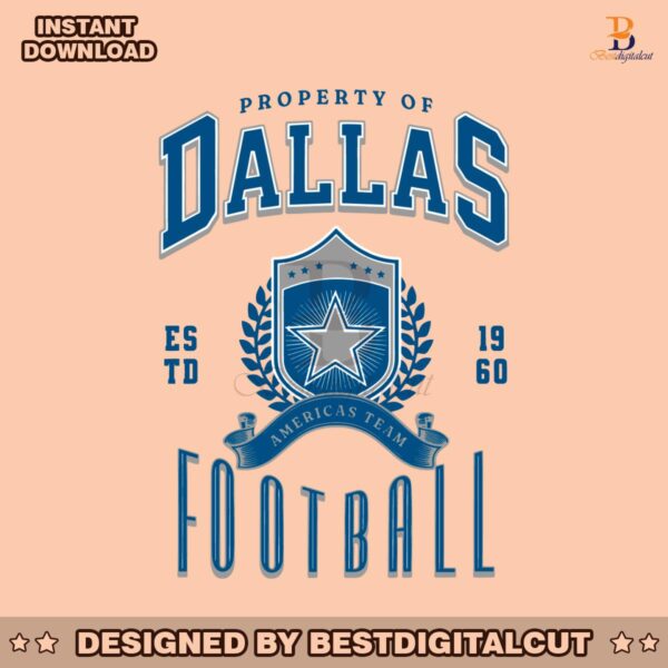 property-of-dallas-football-americas-team-svg