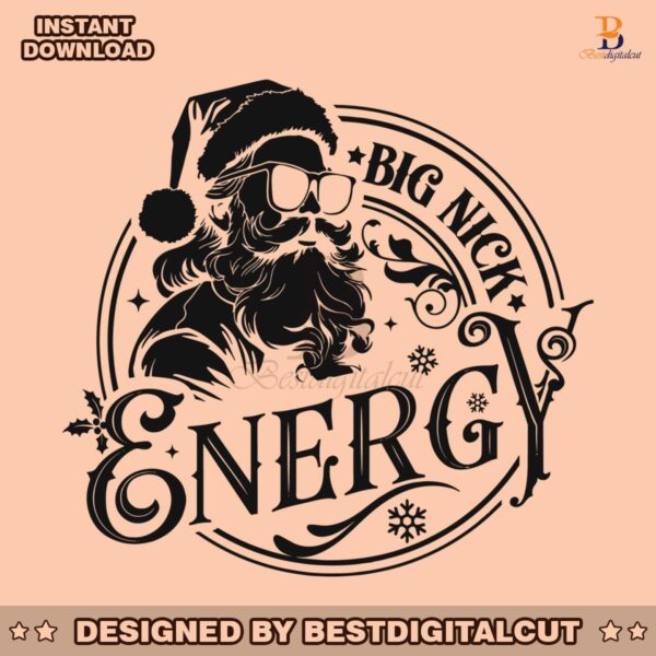 big-nick-energy-retro-christmas-svg