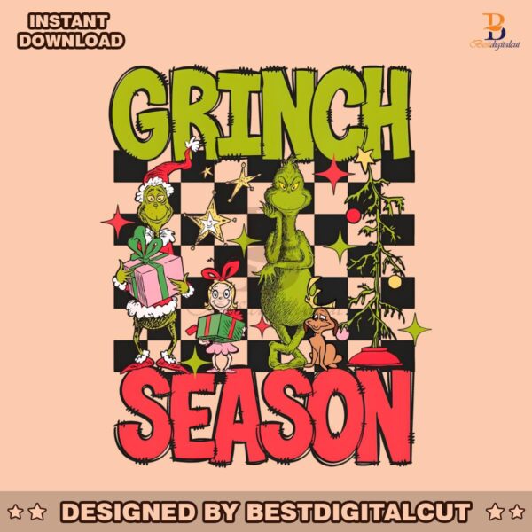 checkerboard-grinch-season-friends-png