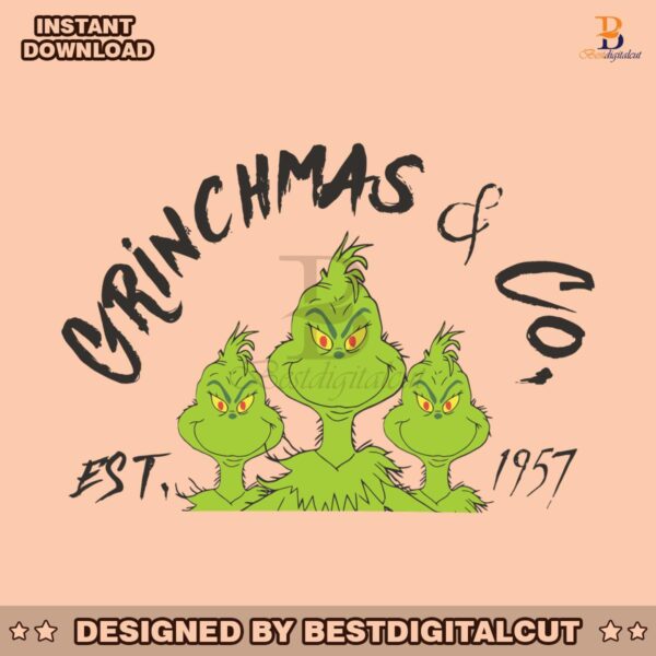 funny-grinchmas-and-co-est-1957-svg