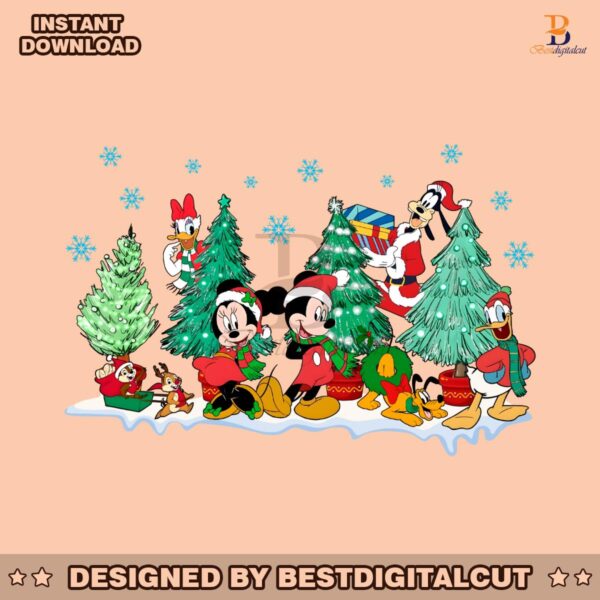 mickey-and-friends-disney-christmas-tree-png