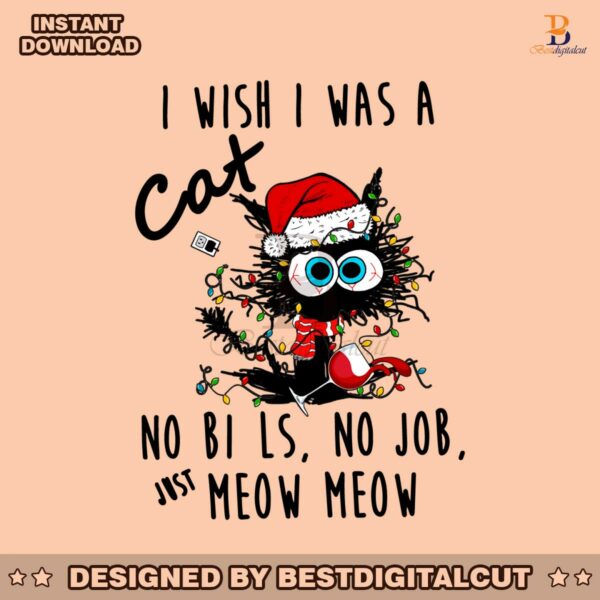 funny-christmas-i-wish-i-was-a-cat-png