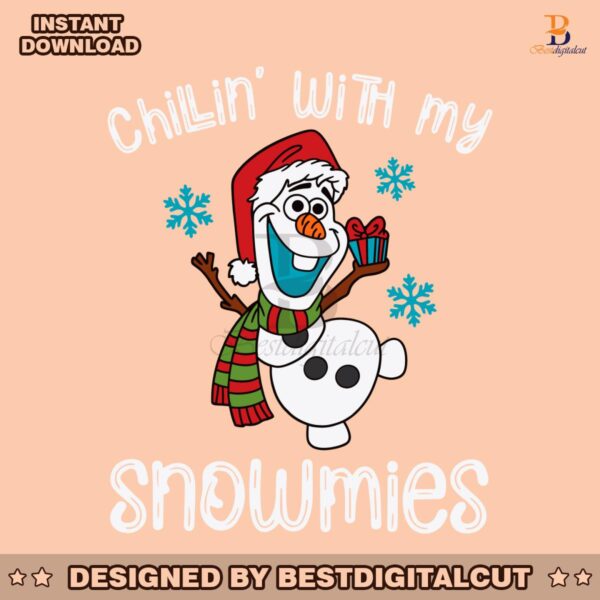 olaf-santa-chillin-with-my-snowmies-svg