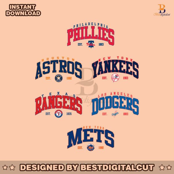mlb-team-baseball-logo-svg-bundle