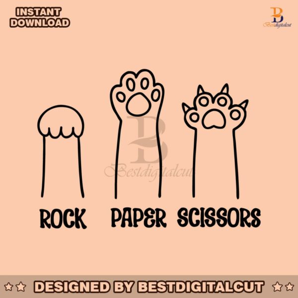 rock-paper-scissors-funny-cat-paw-svg