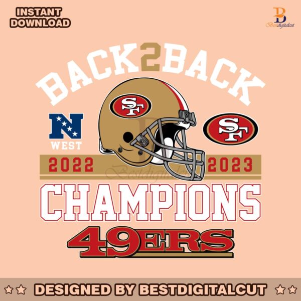 back-2-back-san-francisco-49ers-champions-svg