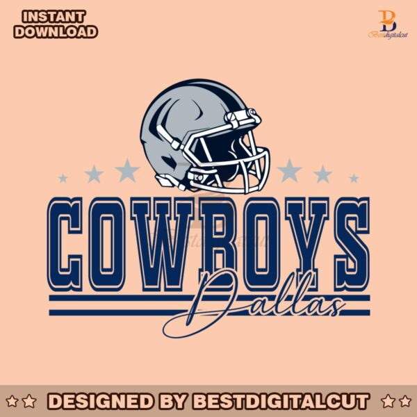 dallas-cowboys-helmet-star-svg-digital-download