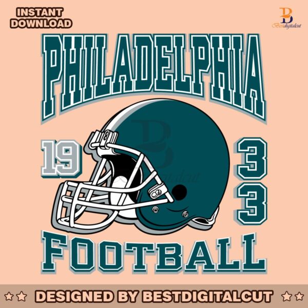 vintage-philadelphia-eagles-1933-football-helmet-svg