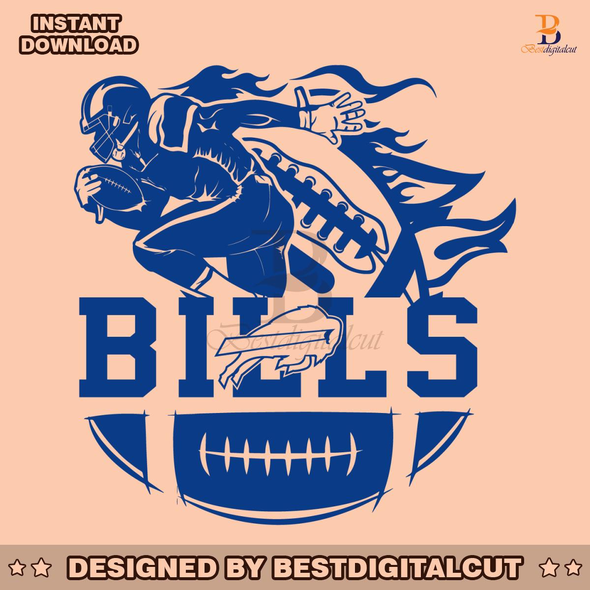 buffalo-bills-1960-player-football-svg-digital-download