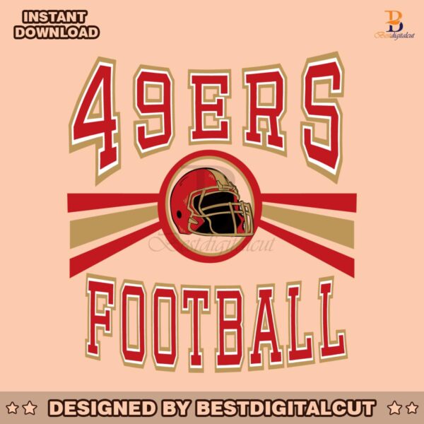 retro-49ers-football-helmet-svg-digital-download