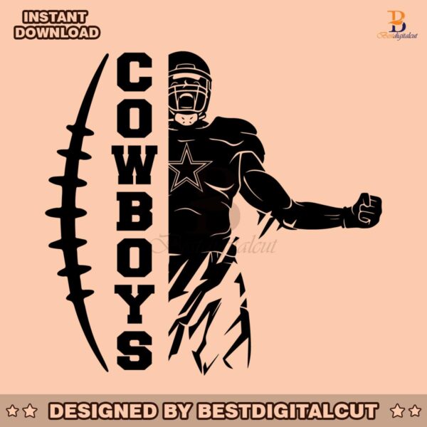 cowboys-football-player-svg-digital-download