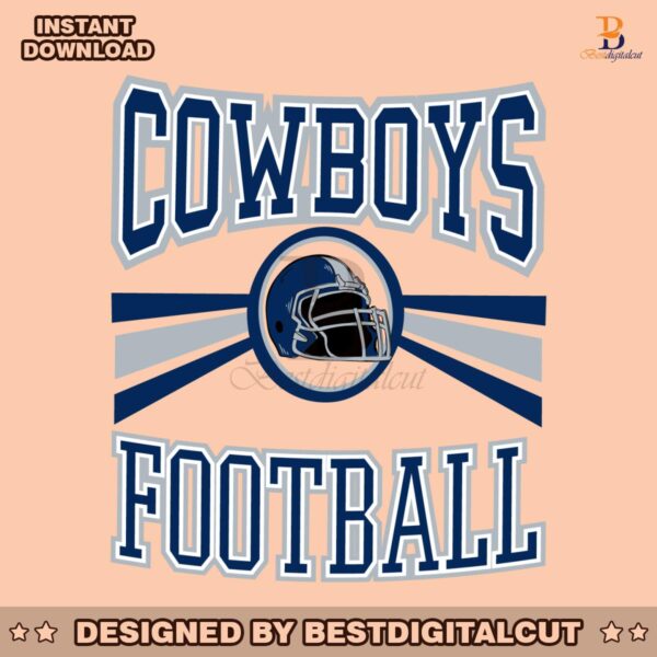 retro-cowboys-football-helmet-svg-digital-download