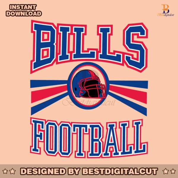 retro-bills-football-helmet-svg-digital-download