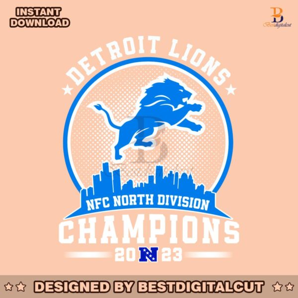 detroit-lions-nfc-north-division-champions-svg