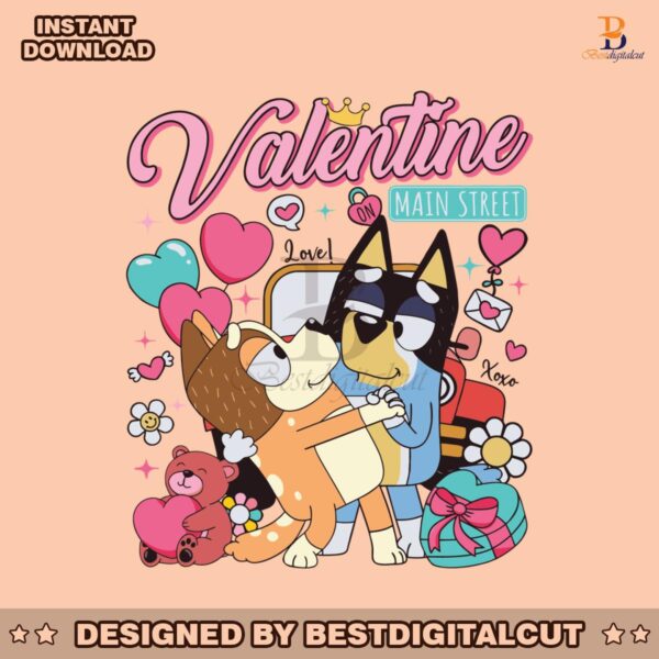 bluey-couple-valentine-on-main-street-svg