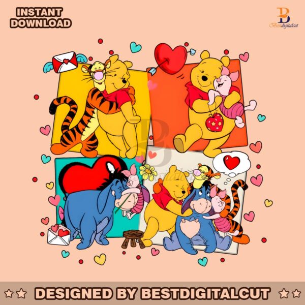 pooh-bear-and-friend-valentines-day-png