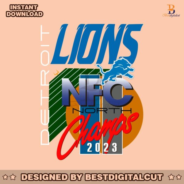 nfl-detroit-lions-nfc-north-champ-2023-svg