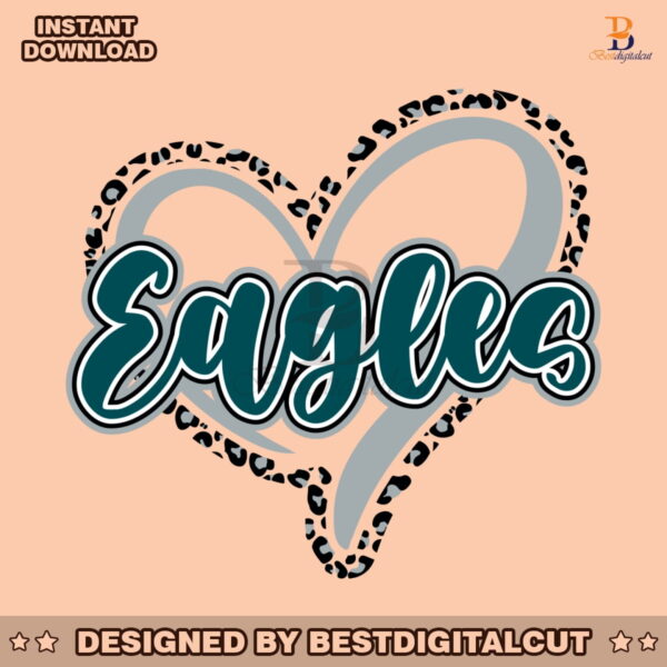 eagles-heart-leopard-pattern-svg-digital-download