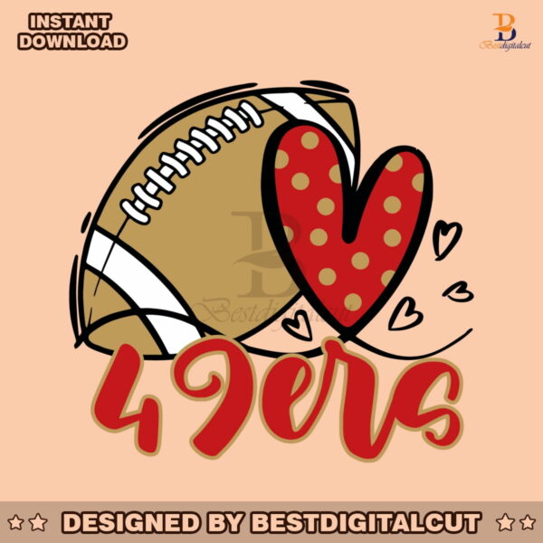 49ers-football-heart-svg-cricut-digital-download