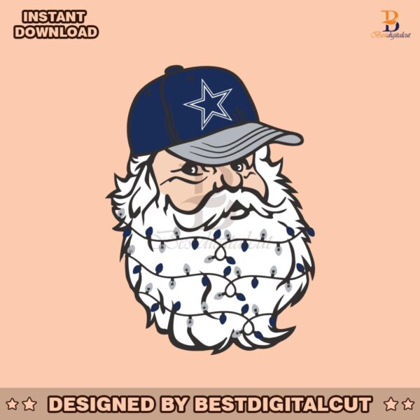 santa-dallas-cowboys-football-svg