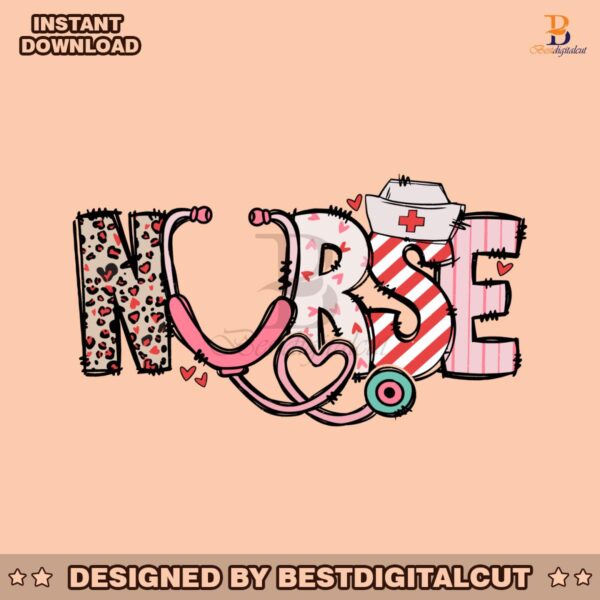 leopard-nurse-valentines-stethoscope-svg