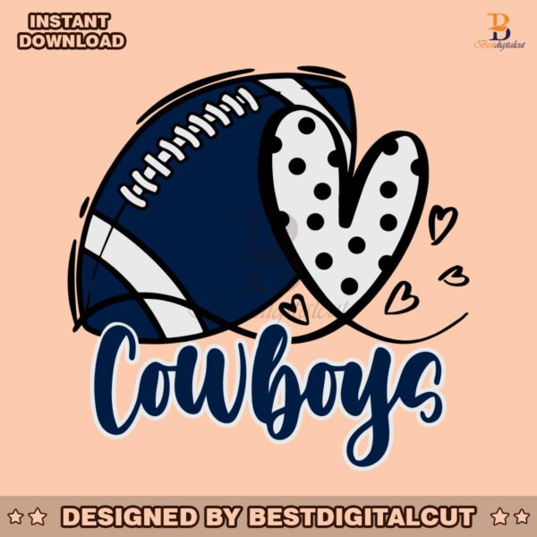 dallas-cowboys-football-heart-svg