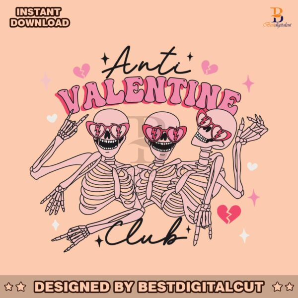 anti-valentine-club-funny-skeleton-svg