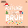 most-likely-to-call-santa-bruh-svg